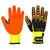 A721 - Stoßschutz- Handschuh Gelb/Orange